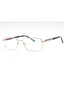 C02 - Shiny Silver/Grey Horn / Clear Lens
