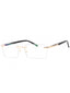 C03 - Shiny Gold Black / Clear Lens