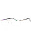C02 - Shiny Silver/Grey Horn / Clear Lens