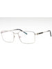 C02 - Shiny Silver/Grey Horn / Clear Lens