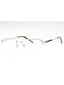 C02 - Shiny Silver/Khaki Horn / Clear Lens