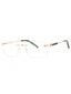 C03 - Shiny Gold/Black / Clear Lens