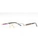 C03 - Shiny Gold/Black / Clear Lens