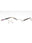 C02 - Shiny Silver/Khaki Horn / Clear Lens