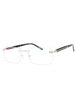 C02 - Shiny Silver/Grey Horn / Clear Lens
