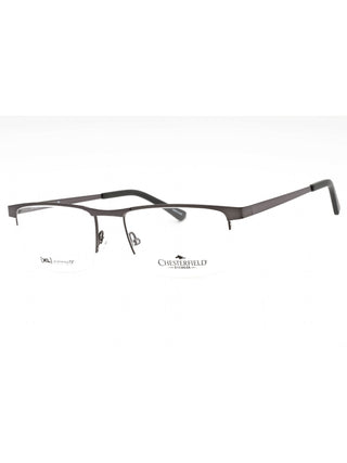 Chesterfield CH 113XL eyeglasses featuring a classic rectangular black acetate frame with a polished finish.
