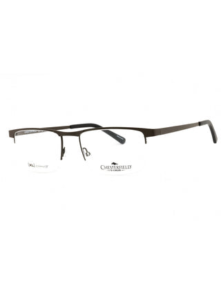 Chesterfield CH 113XL eyeglasses featuring a classic rectangular black acetate frame with a polished finish.