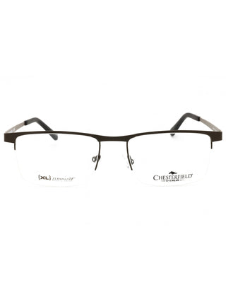 Chesterfield CH 113XL eyeglasses featuring a classic rectangular black acetate frame with a polished finish.