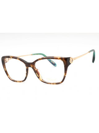 Chopard VCH322S eyeglasses featuring a sleek gold metal frame with elegant temple detailing and classic rectangular lenses.