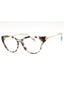 06WS - Blue Aquamarine Havana/Clear demo lens