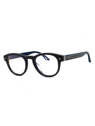 Chopard VCH327 eyeglasses in shiny opaline blue, featuring a sleek, modern frame design.