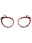 01G2 - SHINY STREAKED BURGUNDY/clear demo lens