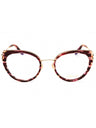 01G2 - SHINY STREAKED BURGUNDY/clear demo lens
