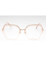 08FC - Transparent Beige Gold / Clear demo lens