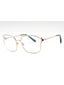 0594 - Shiny Light Gold / Clear demo lens