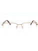 08FF - SHINY GREY GOLD/Clear demo lens