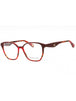 204 - Red/Brown / Clear Lens