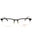 9369 - Matte Light Gold/Matte Black /Clear demo lens