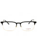 9369 - Matte Light Gold/Matte Black /Clear demo lens
