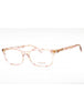 5695 - Transparent Pink Floral Print  / Clear Lens