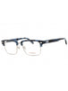 5754 - Blue Tortoise/Silver/clear demo lens