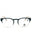 440 - MATTE BLUE-TEAL/SILVER/clear demo lens