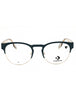440 - MATTE BLUE-TEAL/SILVER/clear demo lens