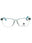 452 - CRYSTAL MOUNTAIN TEAL/clear demo lens