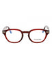 007 - BORDEAUX RED/Clear demo lens