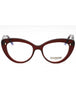 008 - BURGUNDY/Clear demo lens