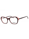 650 - BURGANDY / CORAL/Clear demo lens