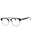 0BSC 00 - Black Silver/Clear demo lens