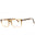 02ZR 00 - STRIPED BROWN BEIGE/Clear demo lens