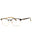 0UFM 00 - MTBRW GLD/Clear demo lens