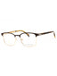 0UFM 00 - MTBRW GLD/Clear demo lens