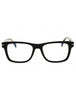 02M2 00 - BLK GOLD /clear demo lens