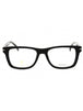 0BSC 00 - BLACK SILVER/Clear demo lens