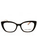 3217 - Dark Tortoise On Carretto Print/clear demo lens