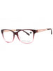 604 - MERLOT GRADIENT/Clear demo lens