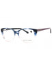 414 - INDIGO GRADIENT/Clear demo lens