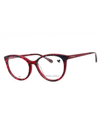 Draper James DJ5046 eyeglasses featuring a classic tortoiseshell acetate frame with a rounded cat-eye silhouette.