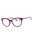 501 - PLUM FLORAL/clear demo lens
