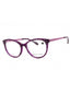 501 - PLUM FLORAL/clear demo lens