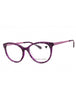 501 - PLUM FLORAL/clear demo lens