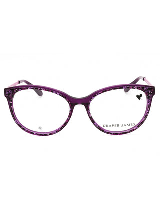 Draper James DJ5046 eyeglasses featuring a stylish tortoiseshell acetate frame with a classic rectangular silhouette.