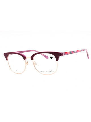 Draper James DJ5055 eyeglasses featuring a stylish tortoiseshell acetate frame with a classic cat-eye silhouette.