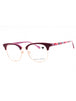 604 - MERLOT/clear demo lens