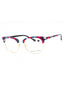 415 - NAVY FLORAL/clear demo lens