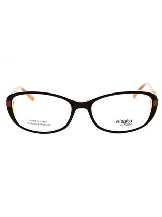 Elasta 5806 oval eyeglasses featuring a sleek, lightweight metal frame in a classic polished finish.