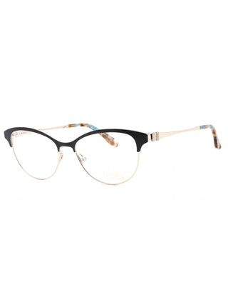 Emozioni EM 4411 blue gold eyeglasses, 52mm, with clear demo lenses and a sleek metal frame.